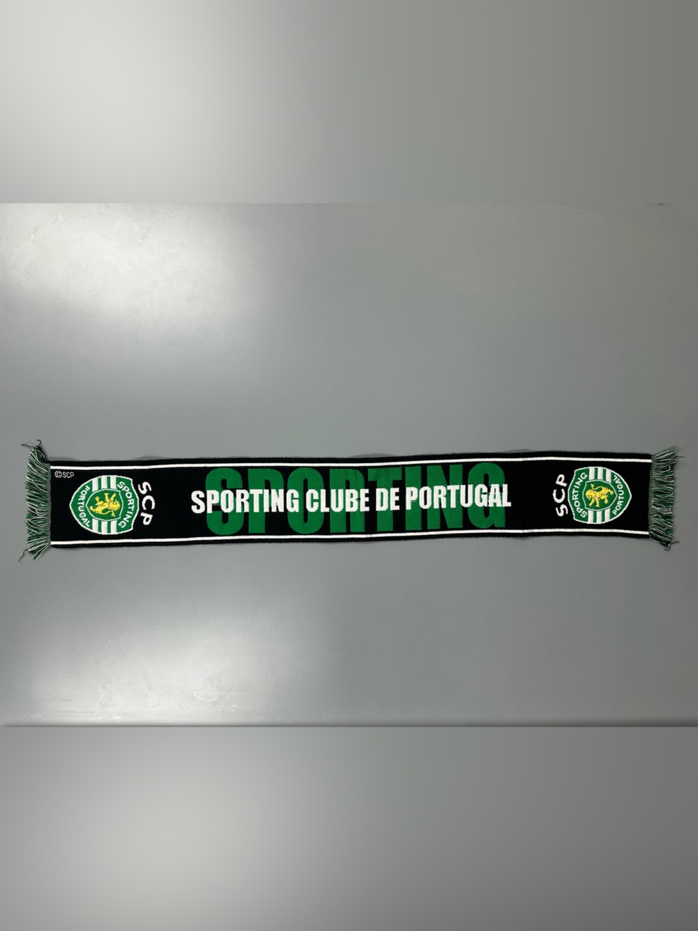 SPORTING Portugal Football Soccer Scarf Official Product Knit Acrylic